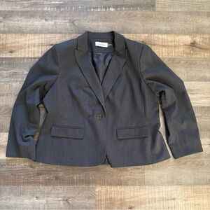 Calvin Klein women’s size 18 gray cropped blazer